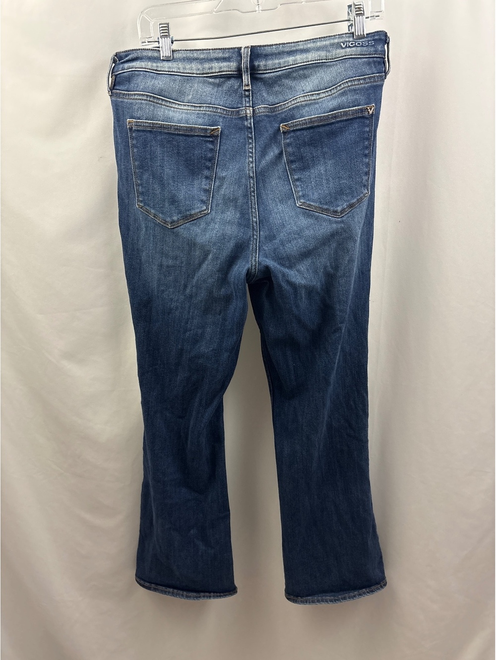 Vigoss Womens Size 14 The Jagger Bootcut Mid Rise Stretch Blue Jeans - Picture 8 of 9